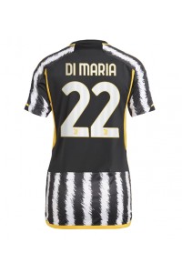 Juventus Angel Di Maria #22 Voetbaltruitje Thuis tenue Dames 2023-24 Korte Mouw